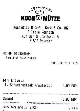 bsbau H�ffner Kochm�tze Restaurant